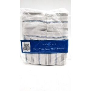 NOS TownCraft Vintage JC Penney Mens Boxer 2 Pair Size 34 Multipatterns